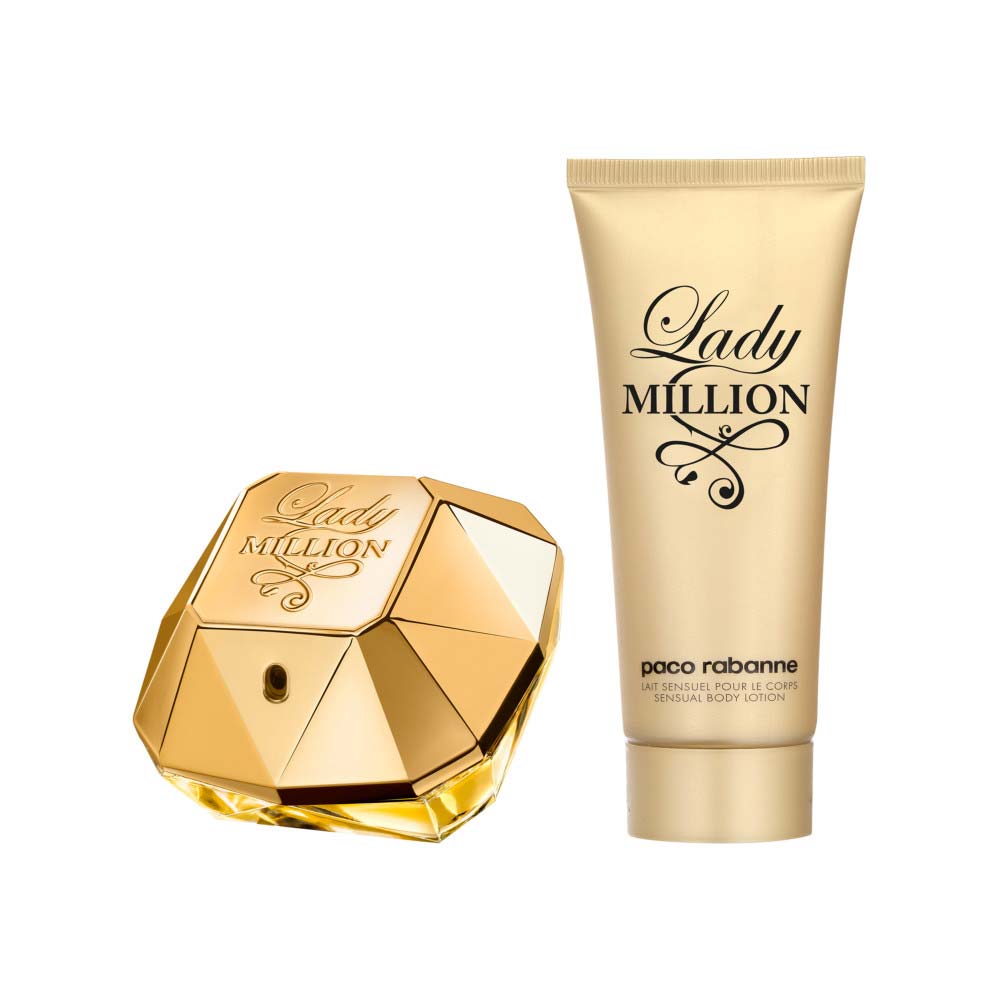 SET LADY MILLION EDP 80ML+CREMA CORPORAL 100ML PACO RABANNE PERFUME PARA DAMA