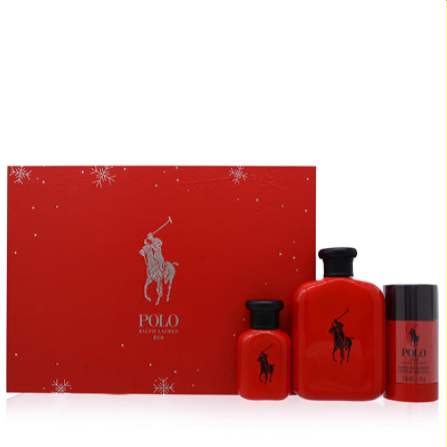 SET POLO RED EDT 125ML+DESODORANTE 75GR+POLO RED EDT 40ML RALPH LAUREN PERFUME PARA CABALLERO