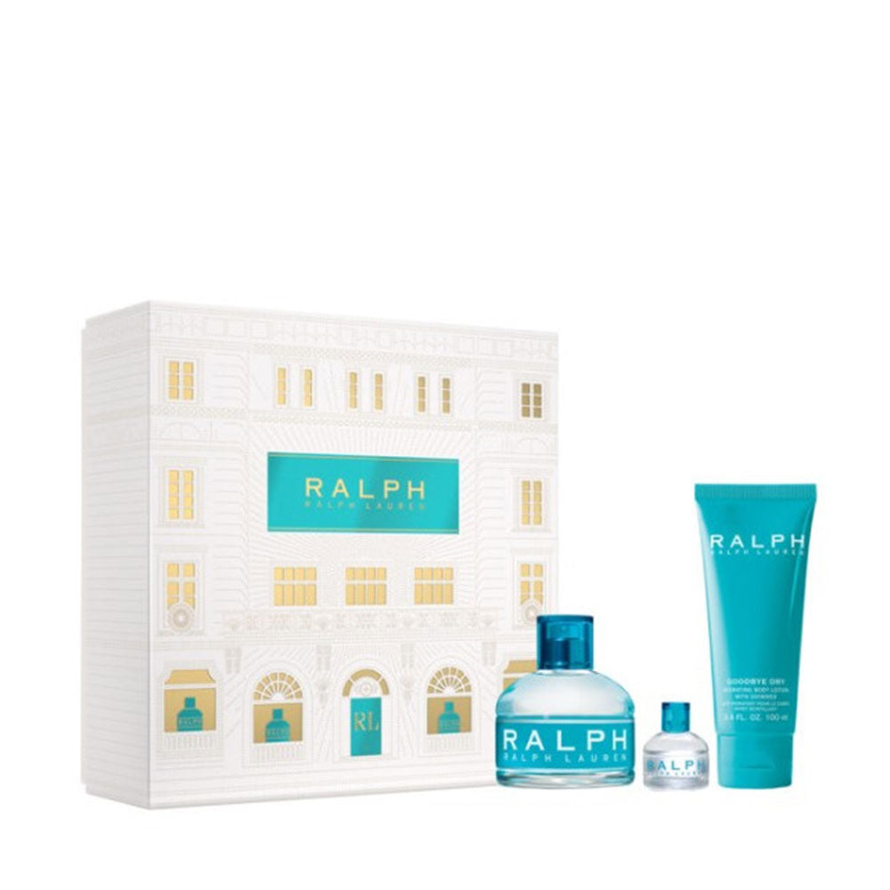 SET RALPH EDT 100ML+CREMA CORPORAL 100ML+REPLICA 7ML RALPH LAUREN PARA DAMA