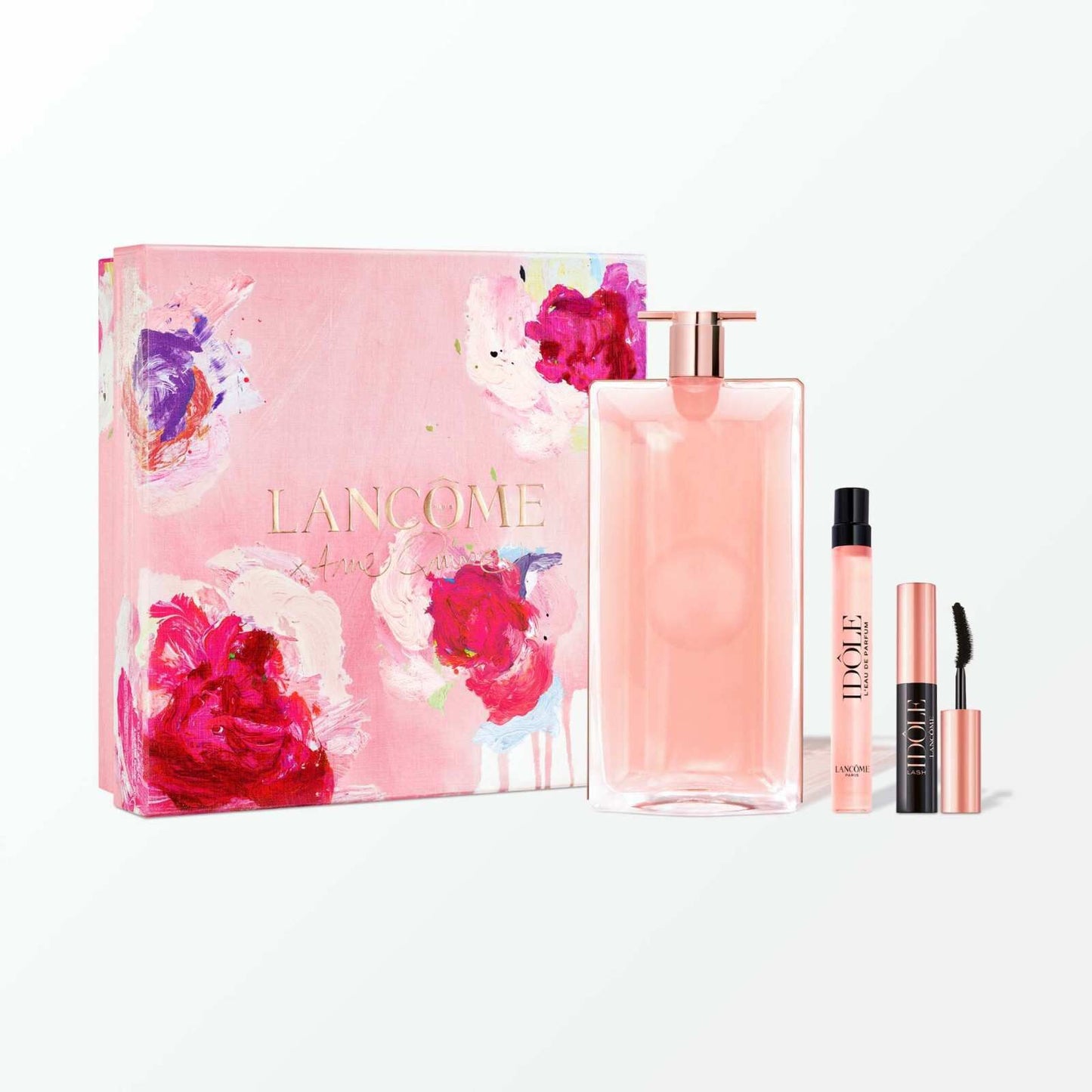 SET IDOLE EDP 100ML + MASCARA PARA PESTAÑAS + PERFUMERO 10ML LANCOME PERFUME PARA DAMA