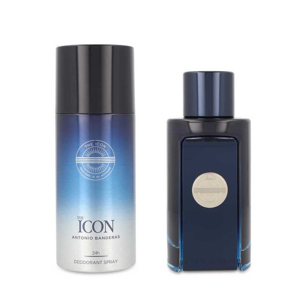 SET THE ICON EDT 100ML+DESODORANTE 150ML ANTONIO BANDERAS PERFUME PARA CABALLERO