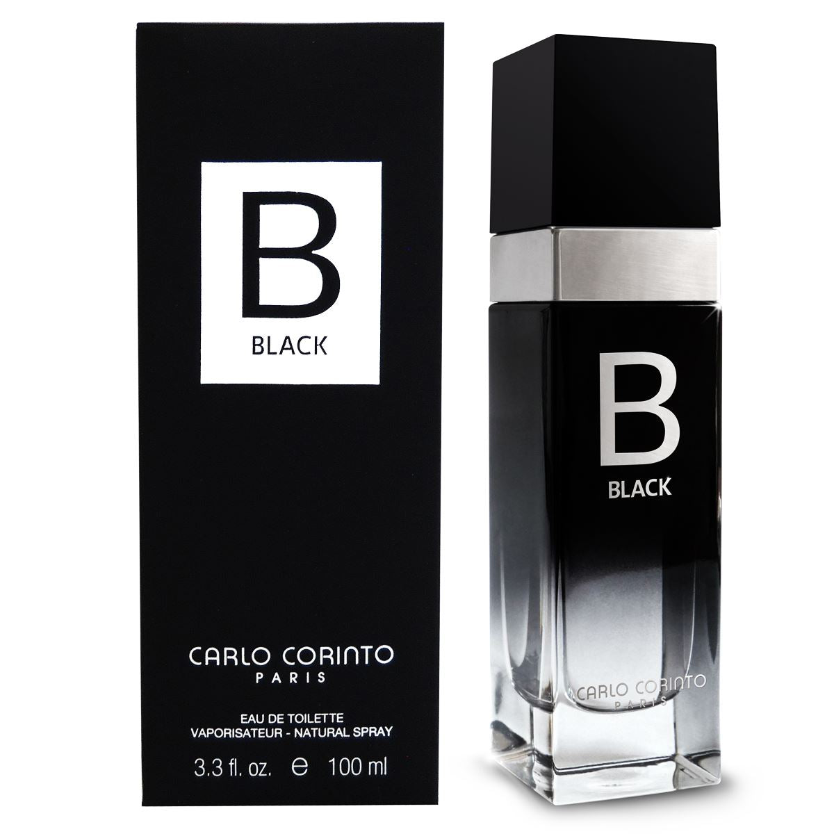 BLACK EDT 100ML CARLO CORINTO PARA CABALLERO
