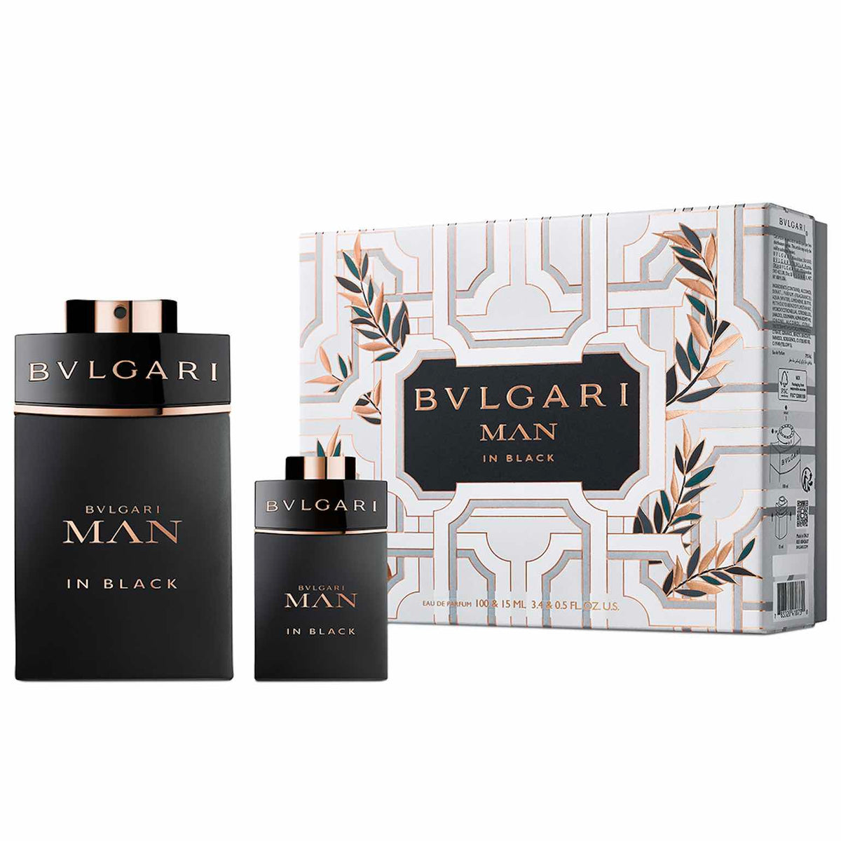 SET MAN IN BLACK EDP 100ML+MAN IN BLACK 15ML BVLGARI PERFUME PARA CABALLERO