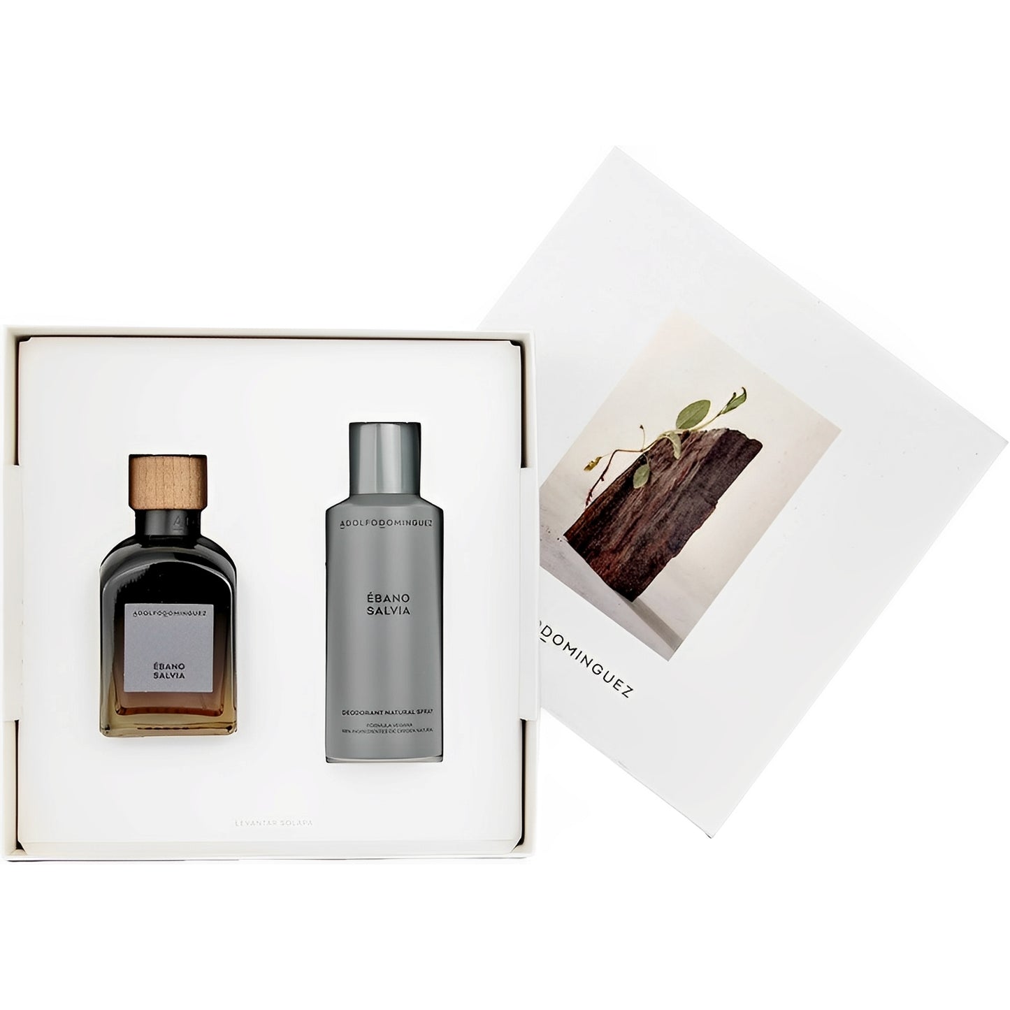 SET ÉBANO SALVIA EDT 120ML+DESODORANTE 150ML ADOLFO DOMINGUEZ PERFUME PARA CABALLERO