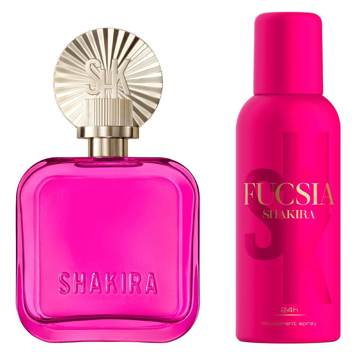 SET FUCSIA EDP 80ML+DESODORANTE 150ML SHAKIRA PERFUME PARA DAMA