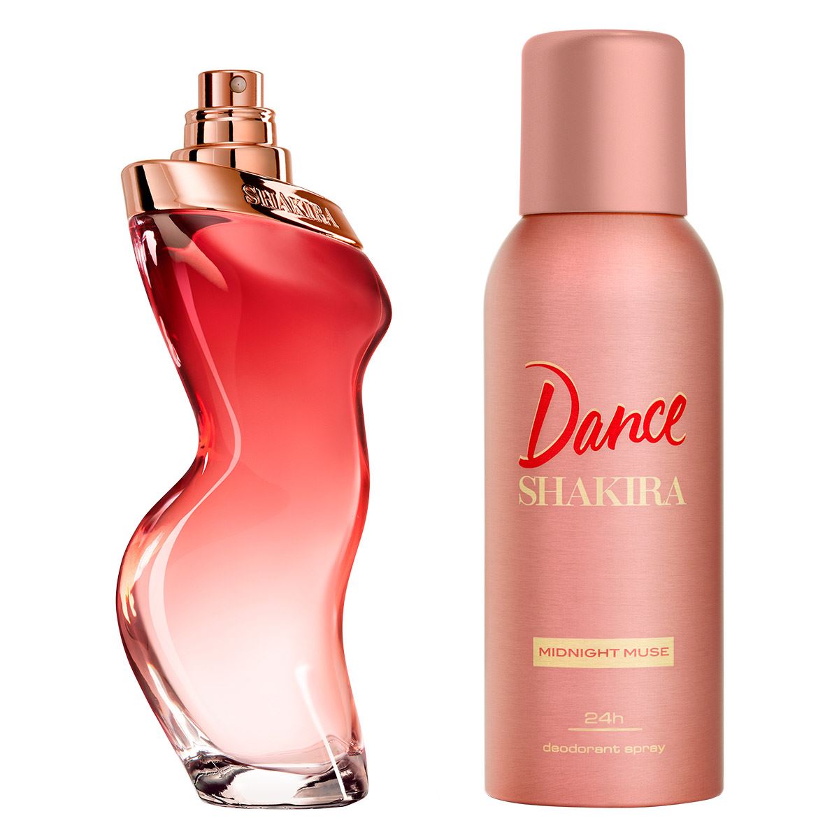 SET MIDNIGHT MUSE EDT 80ML+DESODORANTE 150ML SHAKIRA PERFUME PARA DAMA