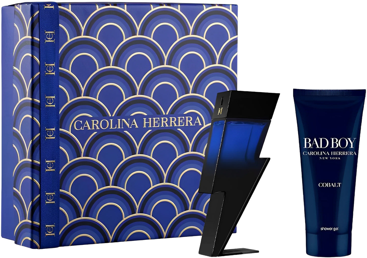 SET BAD BOY COBALT ELIXIR EDP 100ML+SHOWER GEL 100ML CAROLINA HERRERA PERFUME PARA CABALLERO