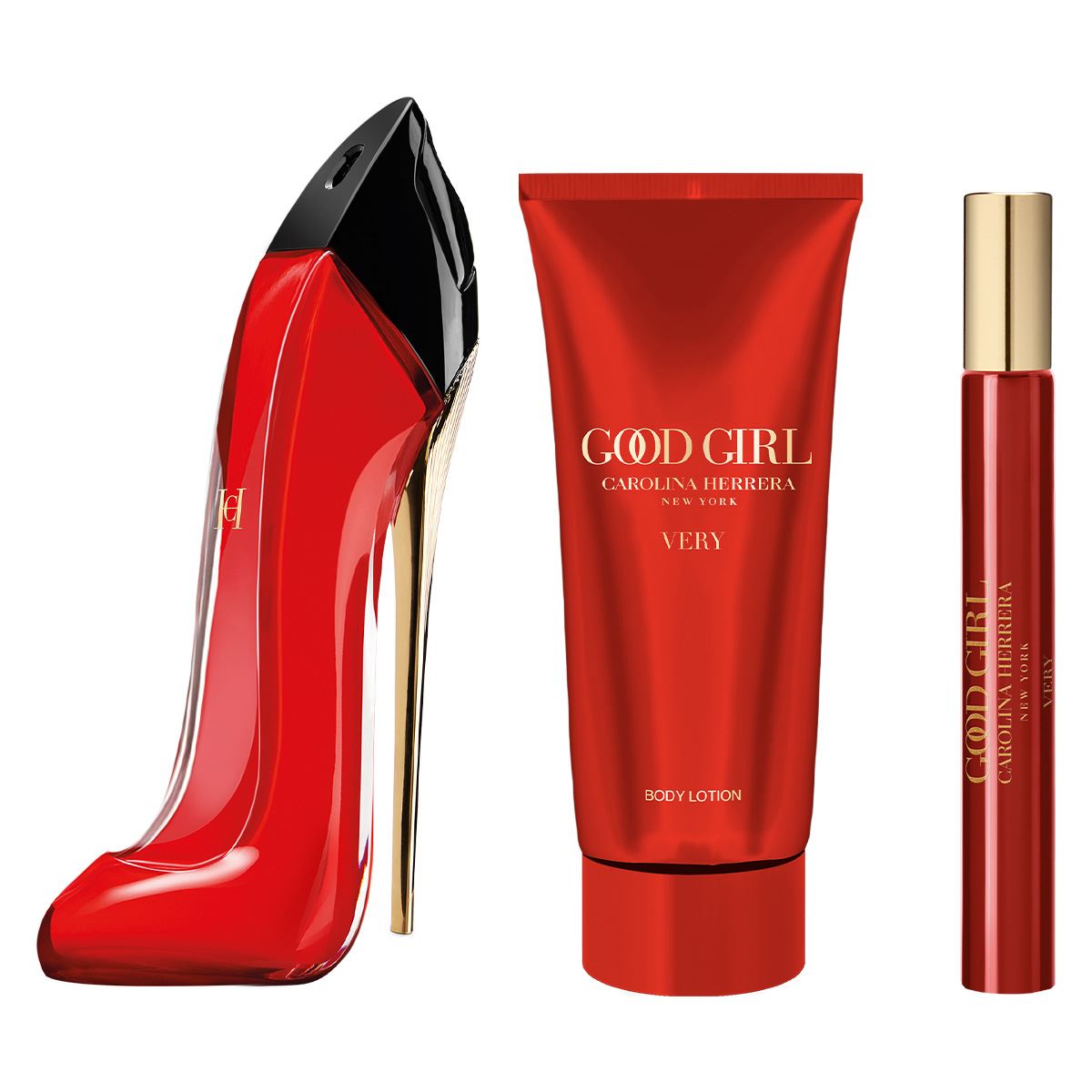 SET VERY GOOD GIRL EDP 80ML+CREMA CORPORAL 100ML+PERFUMERO CAROLINA HERRERA PERFUME PARA DAMA