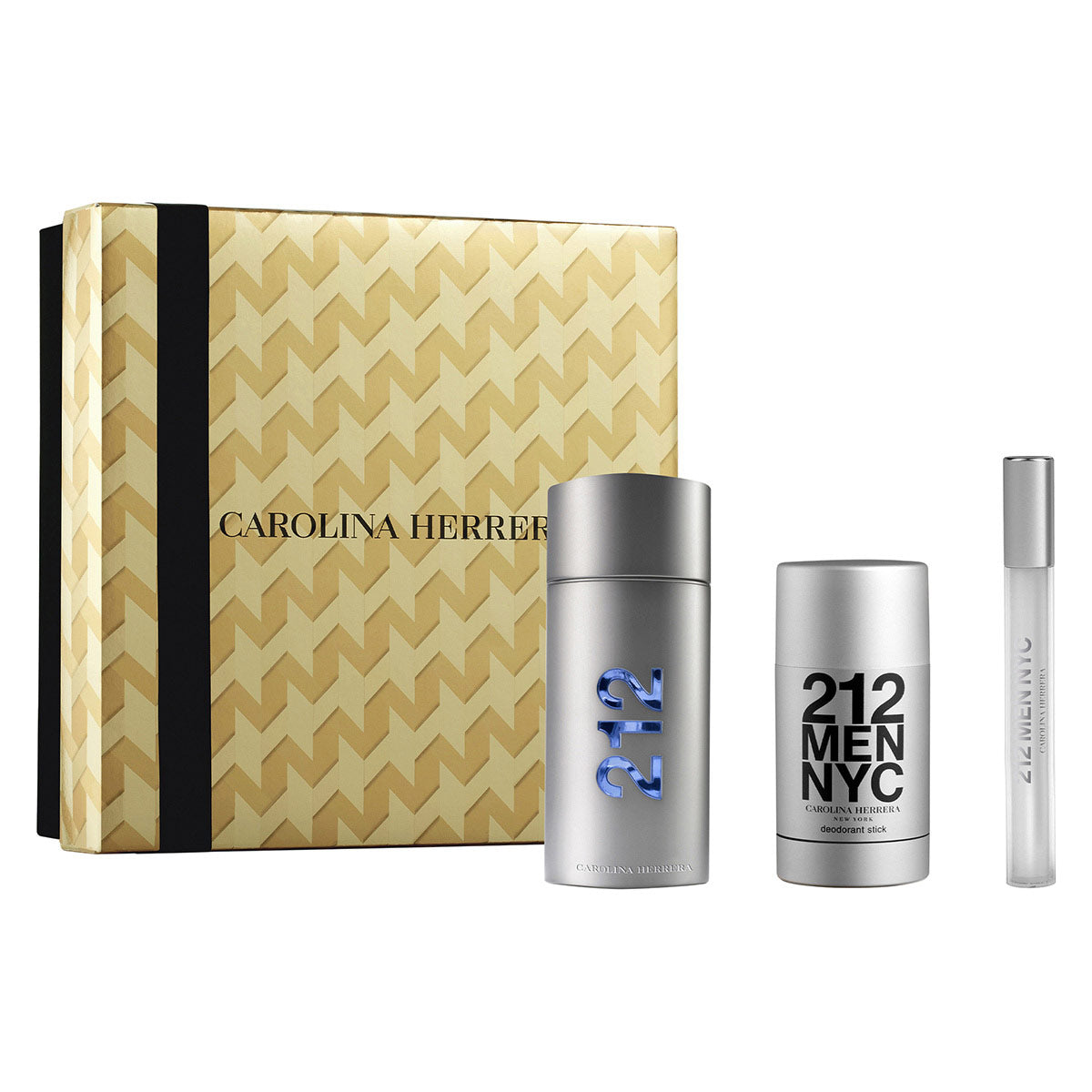SET 212 EDT 100ML + DESODORANTE + PERFUMERO 10ML CAROLINA HERRERA PERFUME PARA CABALLERO