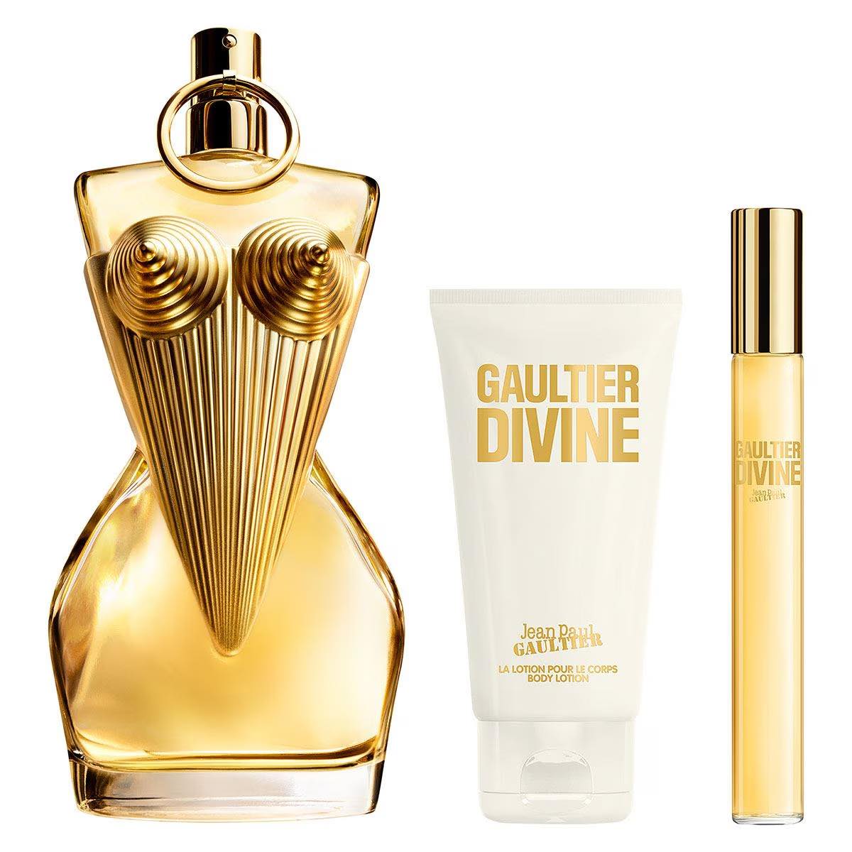 SET DIVINE EDP 100ML+CREMA CORPORAL 75ML+PERFUMERO 10ML JEAN PAUL GAULTIER PERFUME PARA DAMA