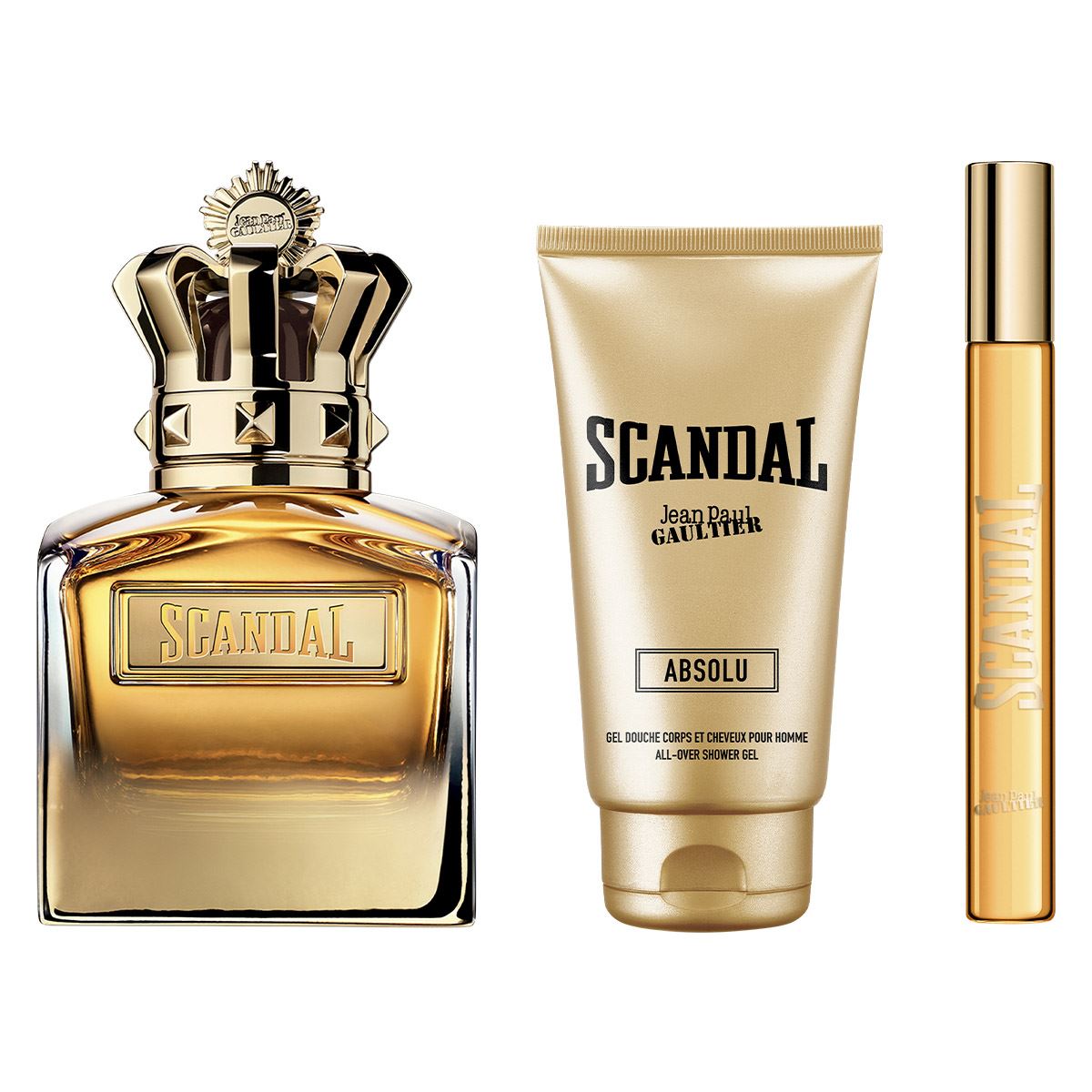 SET SCANDAL ABSOLU LE PARFUM 100ML+GEL DE DUCHA+PERFUMERO JEAN PAUL GAULTIER PARA CABALLERO