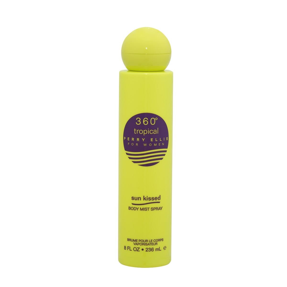 360 TROPICAL SUN KISSED 236ML PERRY ELLIS BODY MIST  PARA DAMA
