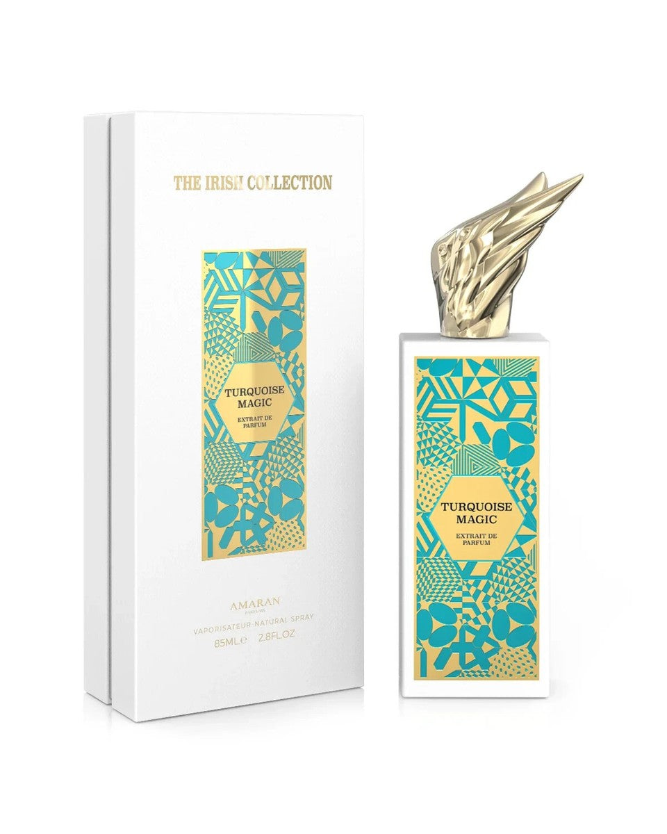 THE IRISH COLLECTION TURQUOISE MAGIC PARFUM 85ML AMARAN PERFUME UNISEX