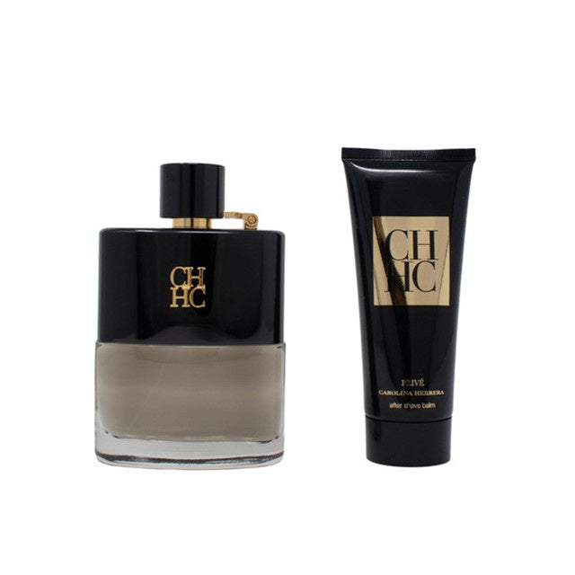 SET CH MEN PRIVÉ EDT 100ML + SHOWER GEL 100ML CAROLINA HERRERA PERFUME PARA HOMBRE
