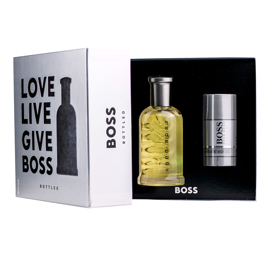 SET BOTTLED EDT 200ML + DESODORANTE 75ML HUGO BOSS PERFUME PARA CABALLERO