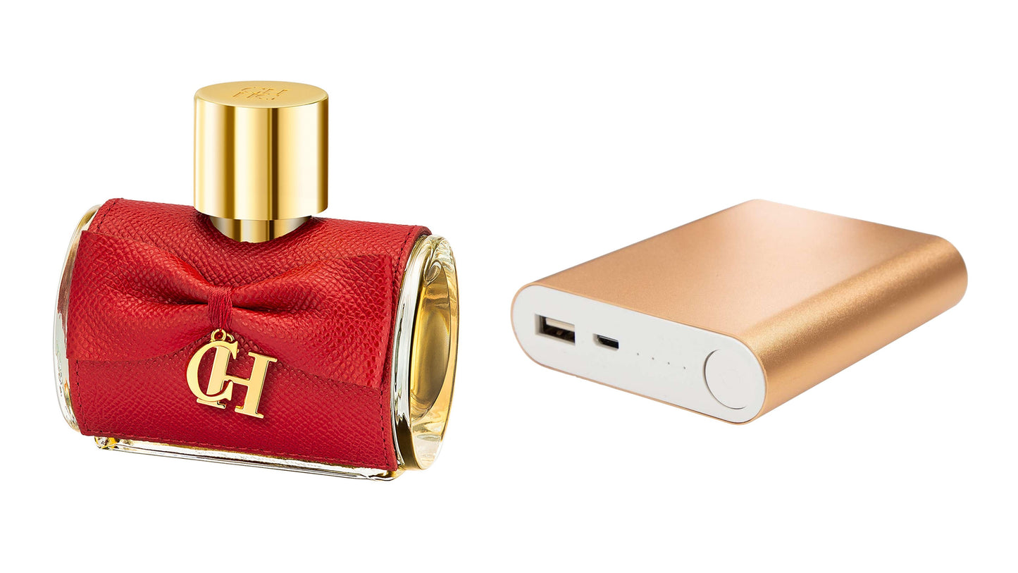 SET CH PRIVÉE EDP 80ML + POWER BANK CAROLINA HERRERA PERFUME PARA DAMA