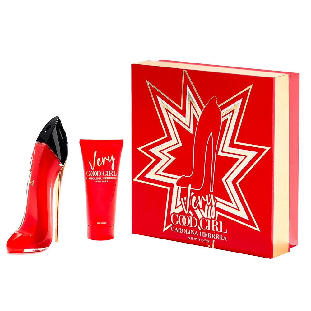 SET VERY GOOD GIRL EDP 80ML + BODY LOTION 100ML CAROLINA HERRERA PERFUME PARA DAMA