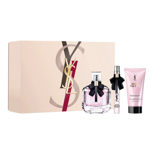 SET MON PARIS EDP 90ML + CREMA CORPORAL 50ML + PERFUMERO 10ML YVES SAINT LAURENT PERFUME PARA DAMA