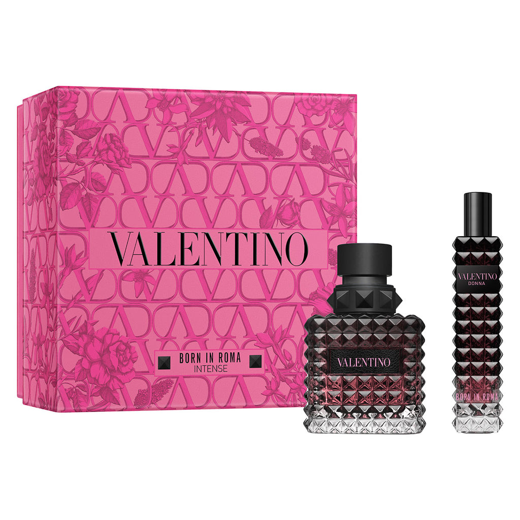 SET VALENTINO BORN IN ROMA INTENSE EDP 50ML + PERFUMERO 15ML VALENTINO PERFUME PARA DAMA