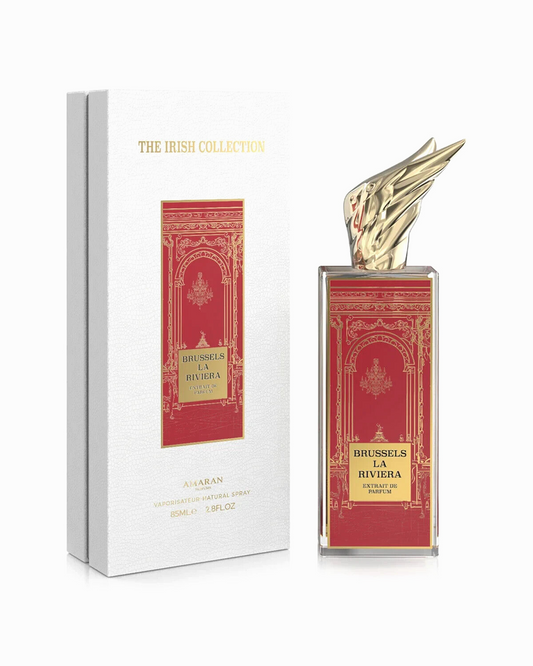 THE IRISH COLLECTION BRUSSELS LA RIVIERA PARFUM 85ML AMARAN PERFUME UNISEX
