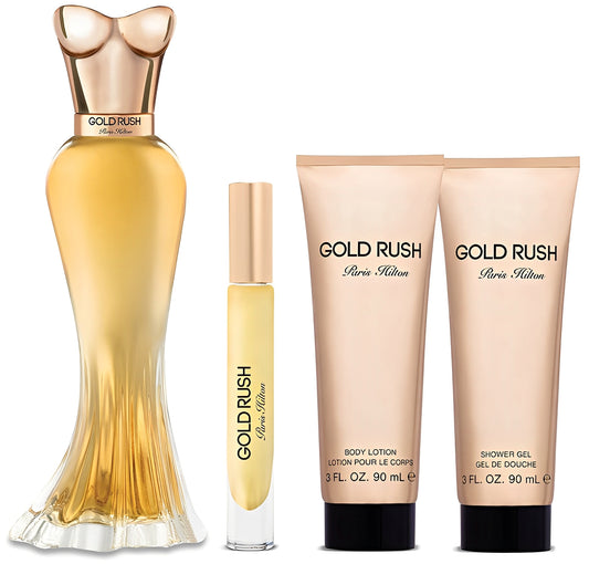 SET GOLD RUSH EDP  EDP + COMPLEMENTOS PARIS HILTON PERFUME PARA DAMA