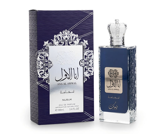 ANA AL AWWAL SILVER EDP 100ML NUSUK PERFUME PARA CABALLERO