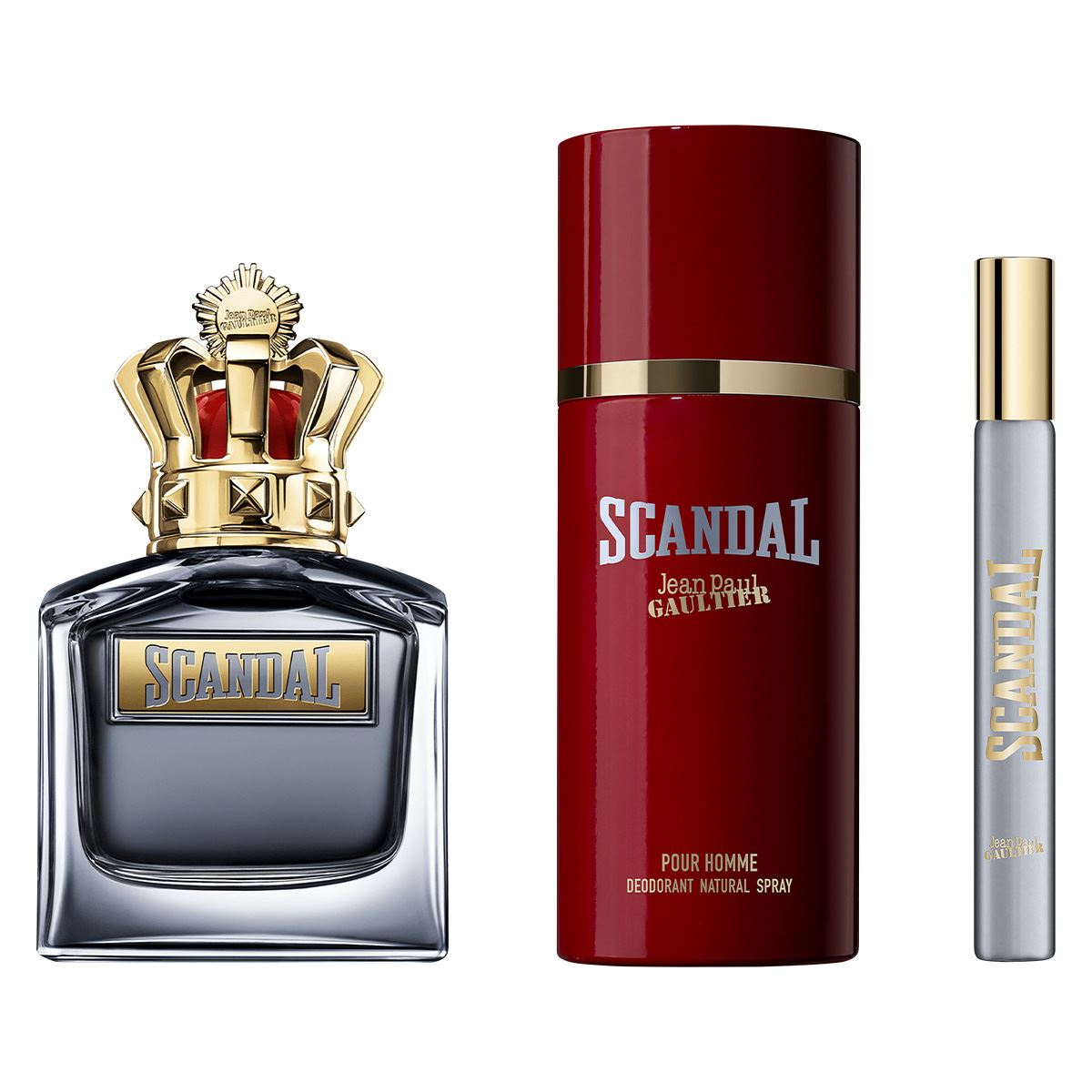 SET SCANDAL EDT 100ML+DESODORANTE 150ML+PERFUMERO JEAN PAUL GAULTIER PERFUME PARA CABALLERO