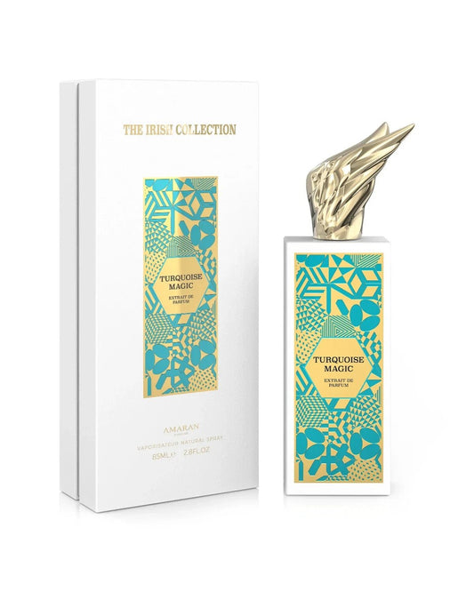 THE IRISH COLLECTION TURQUOISE MAGIC PARFUM 85ML AMARAN PERFUME UNISEX