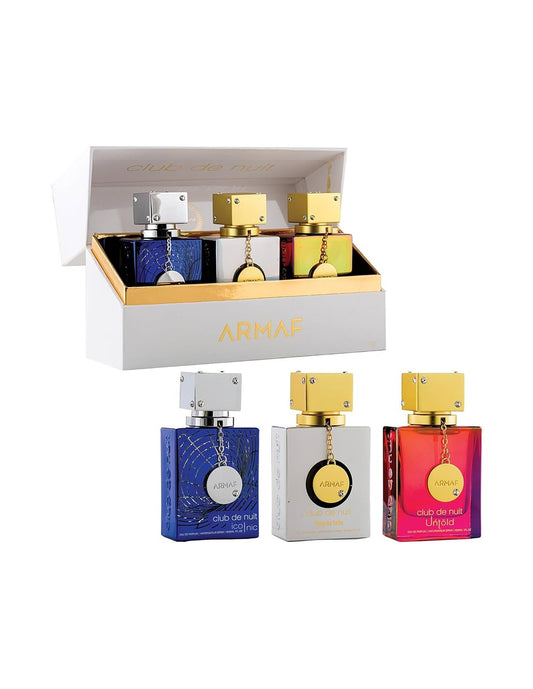 SET CLUB DE NUIT EDP 30ML + IMPERIALE EDP 30ML + ICONIC 30ML ARMAF PERFUME PARA CABALLERO