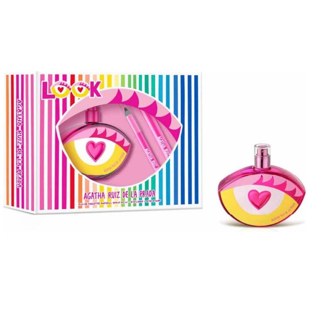 SET LOOK AT ME EDT 80ML + DELINEADOR AGATHA RUIZ DE LA PRADA PERFUME PARA DAMA