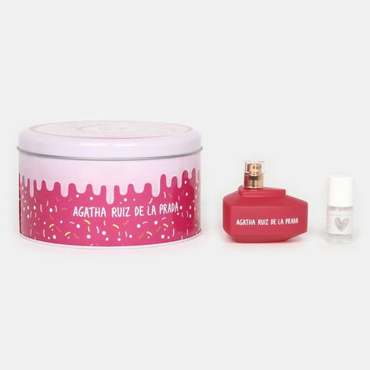 SET LOVE LOVE LOVE EDT 80ML + LACA PARA UNAS AGATHA RUIZ DE LA PRADA PERFUME PARA DAMA