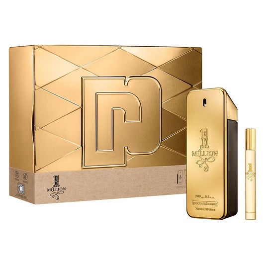 SET 1 MILLION EDT 200ML + PERFUMERO PACO RABANNE PERFUME PARA CABALLERO