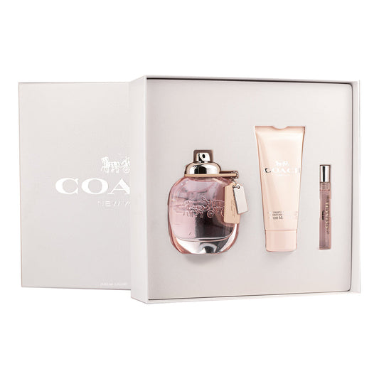 SET COACH EDT 90ML + BODY LOTION 100ML + PERFUMERO COACH PERFUME PARA DAMA