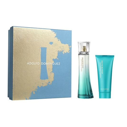 SET AGUA DE BAMBU EDT 100 ML + BODY LOTION 75 ML ADOLFO DOMINGUEZ PERFUME PARA DAMA