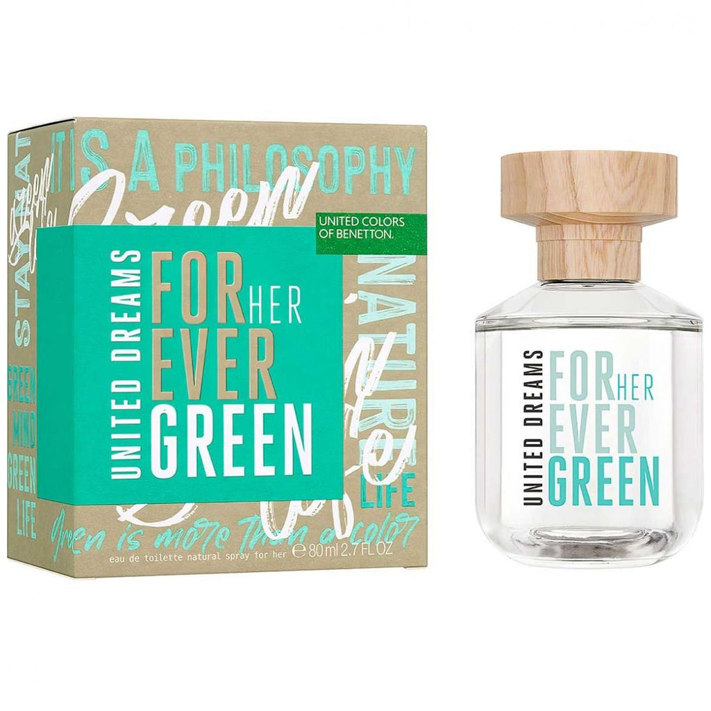 FOREVER GREEN LIMITED EDITION EDT 80ML BENETTON PERFUME PARA DAMA