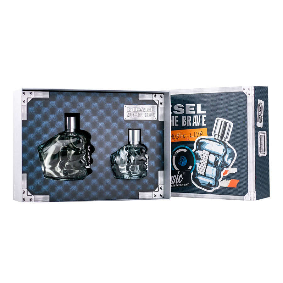 SET DIESEL ONLY THE BRAVE EDT 125ML + ONLY THE BRAVE EDT 35ML DIESEL PERFUME PARA CABALLERO