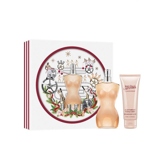 SET CLASSIQUE EDT 100 + BODY LOTION 75 JEAN PAUL GAULTIER PERFUME PARA DAMA