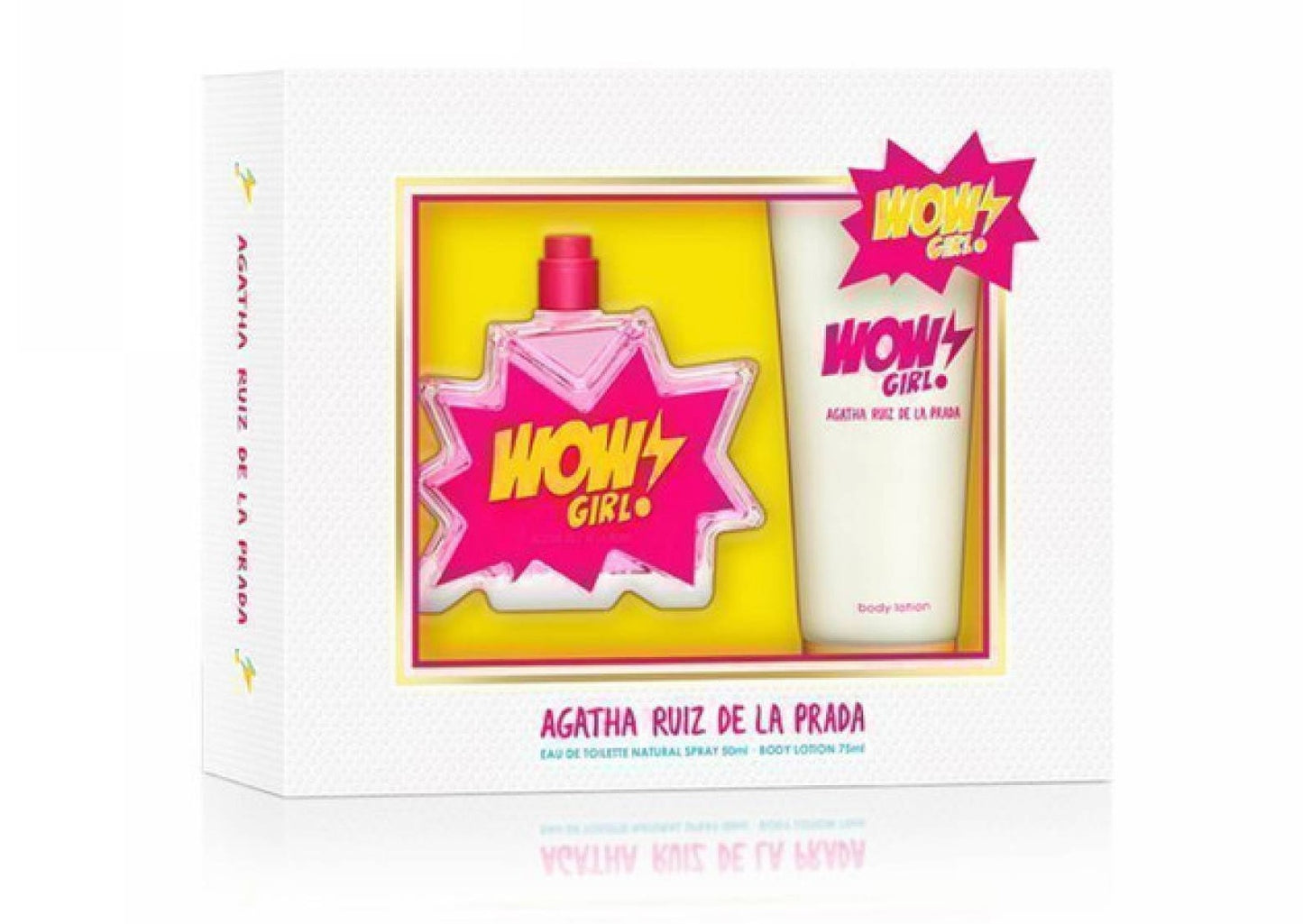 SET WOW! GIRL EDT 80ML + BODY LOTION 75ML AGATHA RUIZ DE LA PRADA PERFUME PARA DAMA