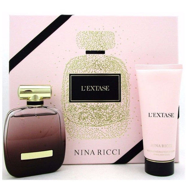 SET LEXTASE NINA RICCI EAU DE PARFUM 80ML + BODY LOTION 100ML PERFUME PARA DAMA