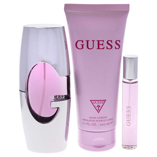 SET GUESS WOMAN EDP 75ML + CREMA CORPORAL 200ML + PERFUMERO 15ML GUESS PERFUME PARA DAMA