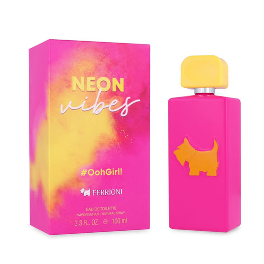 NEON OHH GIRL EDT 100ML FERRIONI PERFUME PARA DAMA