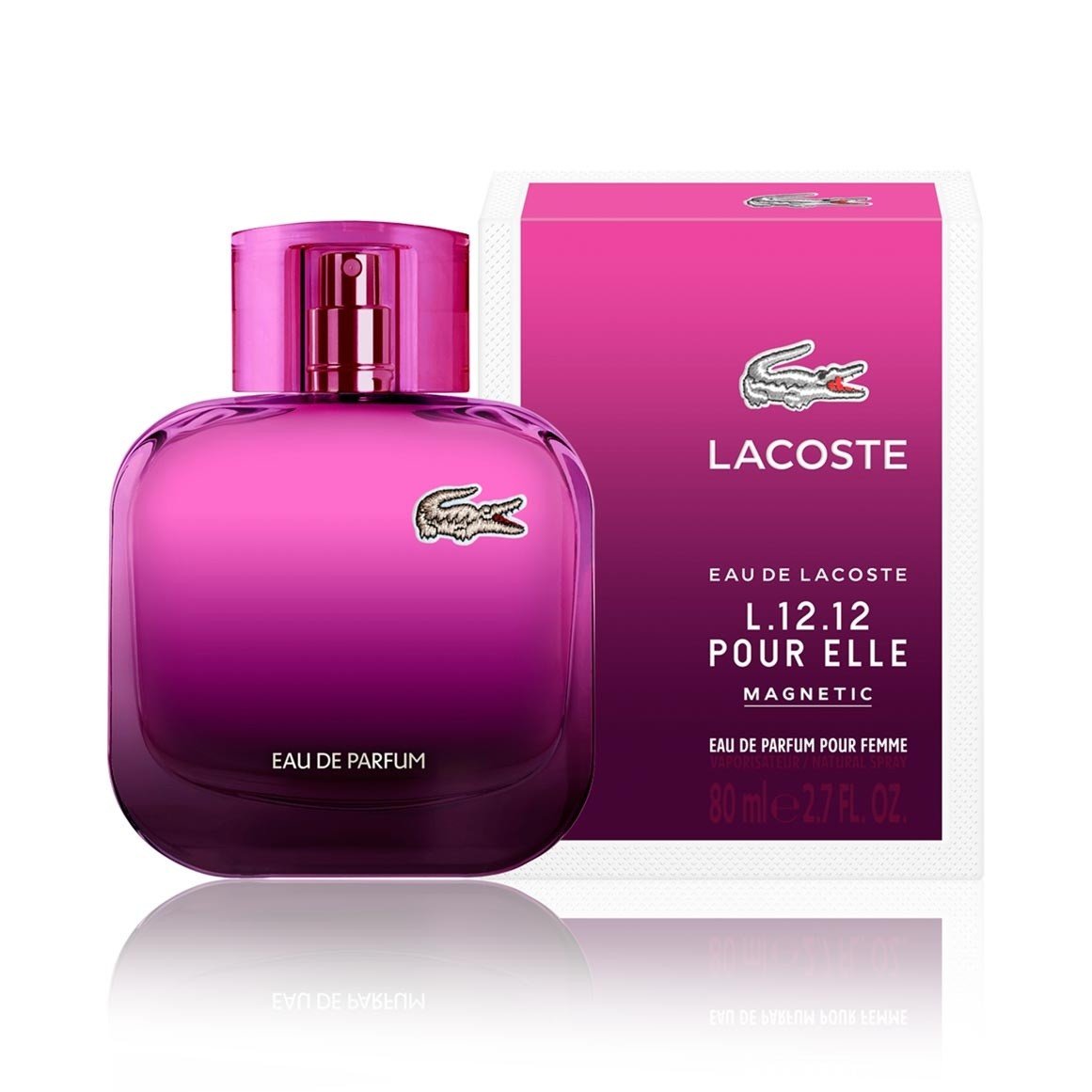 LACOSTE L.12.12. POUR ELLE MAGNETIC EDP 80ML LACOSTE PERFUME PARA DAMA