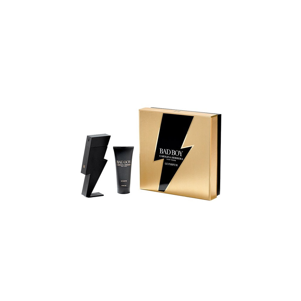 SET BAD BOY LE PARFUM 100ML + SHOWER GEL 100ML CAROLINA HERRERA PERFUME PARA CABALLERO