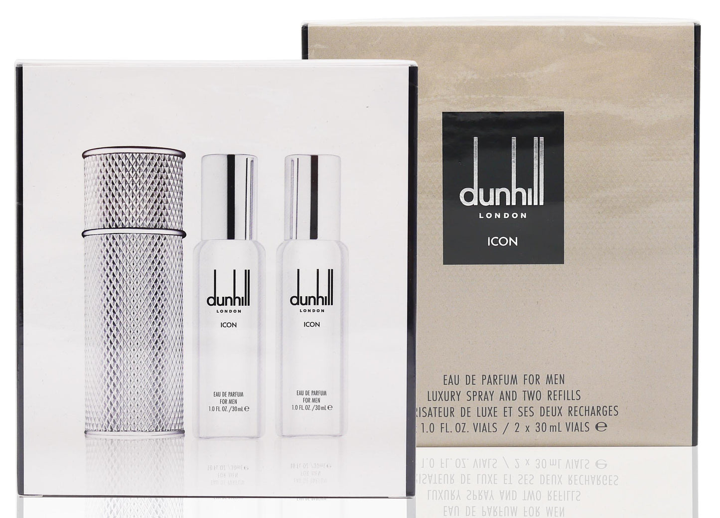 SET ICON 1 SPRAY DE LUJO + 2 REFILLS EDP 30ML DUNHILL PERFUME PARA CABALLERO