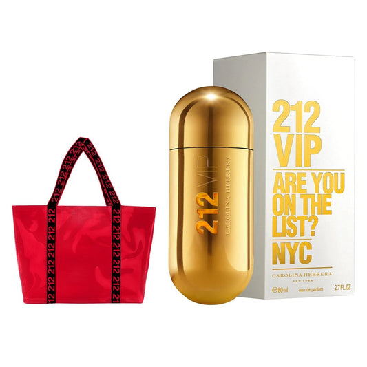 SET 212 VIP EDP 80 ML + MALETA CAROLINA HERRERA PERFUME PARA DAMA