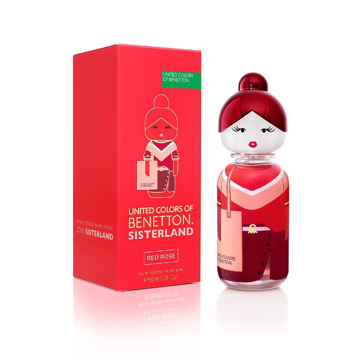 SISTERLAND RED ROSE EDT 80ML BENETTON PERFUME PARA DAMA