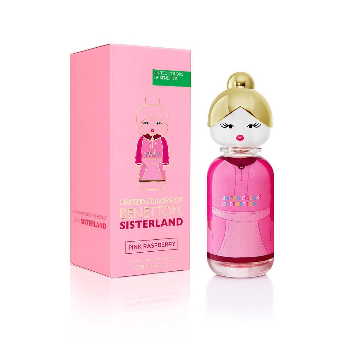 SISTERLAND PINK RASPBERRY EDT 80ML BENETTON PERFUME PARA DAMA