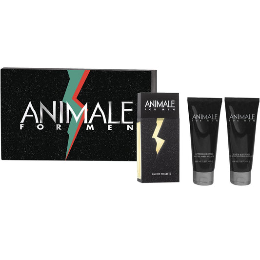 SET ANIMALE FOR MEN EDT 100ML + AFTER SHAVE 100ML + BODY WASH 100ML ANIMALE PERFUME PARA CABALLERO