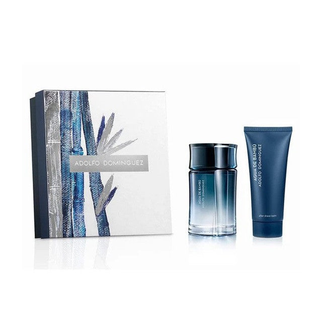 SET AGUA DE BAMBU EDT 120ML + AFTER SHAVE BALM 100ML ADOLFO DOMINGUEZ PERFUME PARA CABALLERO