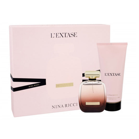 SET LEXTASE NINA RICCI  EDP 80ML + BODY LOTION 200ML PERFUME PARA DAMA